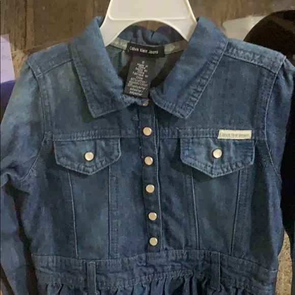 Calvin Klein toddler denim dress - Picture 3 of 4